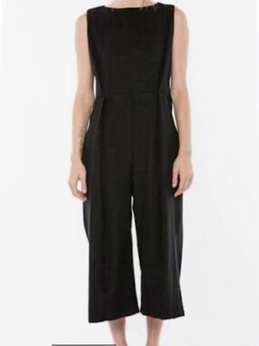 Wolcott Takemoto black medium bushi crop jumpsuit .